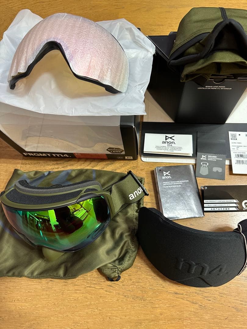 Anon FRGMT m4 ゴーグル フラグメント　バートン