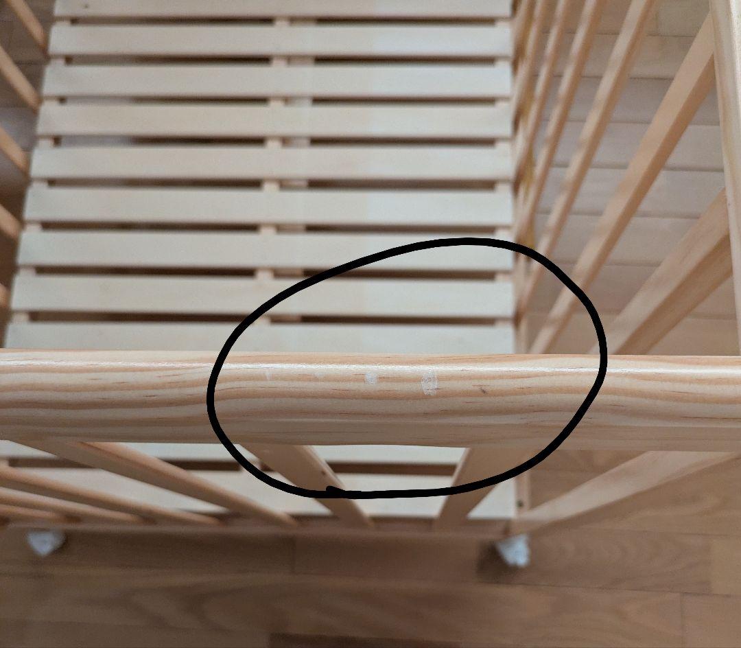 【Azusa】ヤトミ ベビーベッド ぐっすり2 78×125