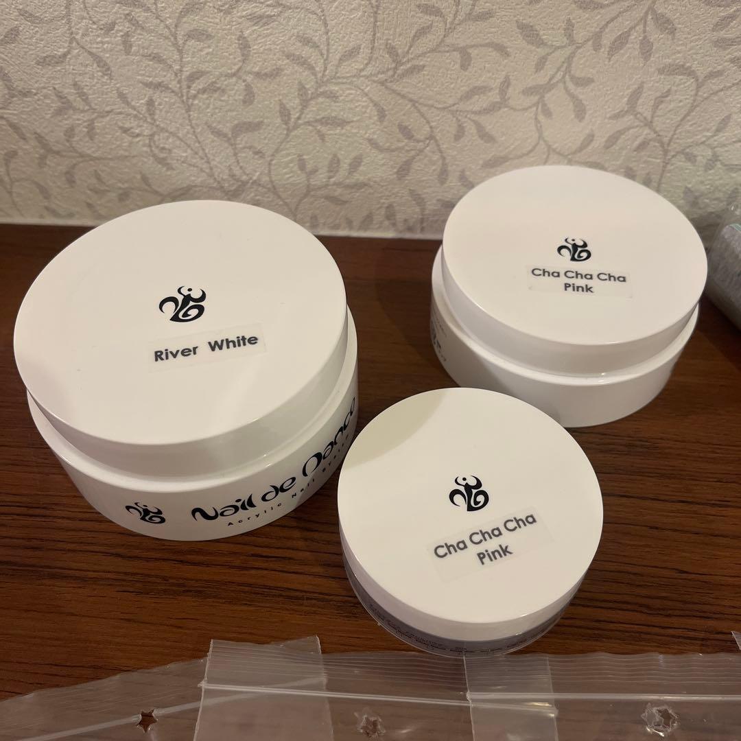 ネイル検定用品　ネイルデダンス　アクリルパウダー　ファイル　カプリチップ