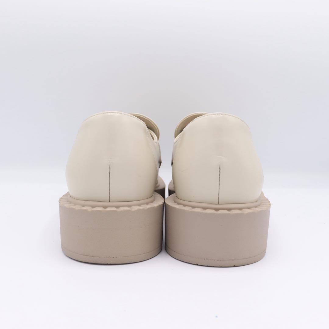 LILY　美品　DIANA ダイアナ　グレー　厚底　ローファー　22cm