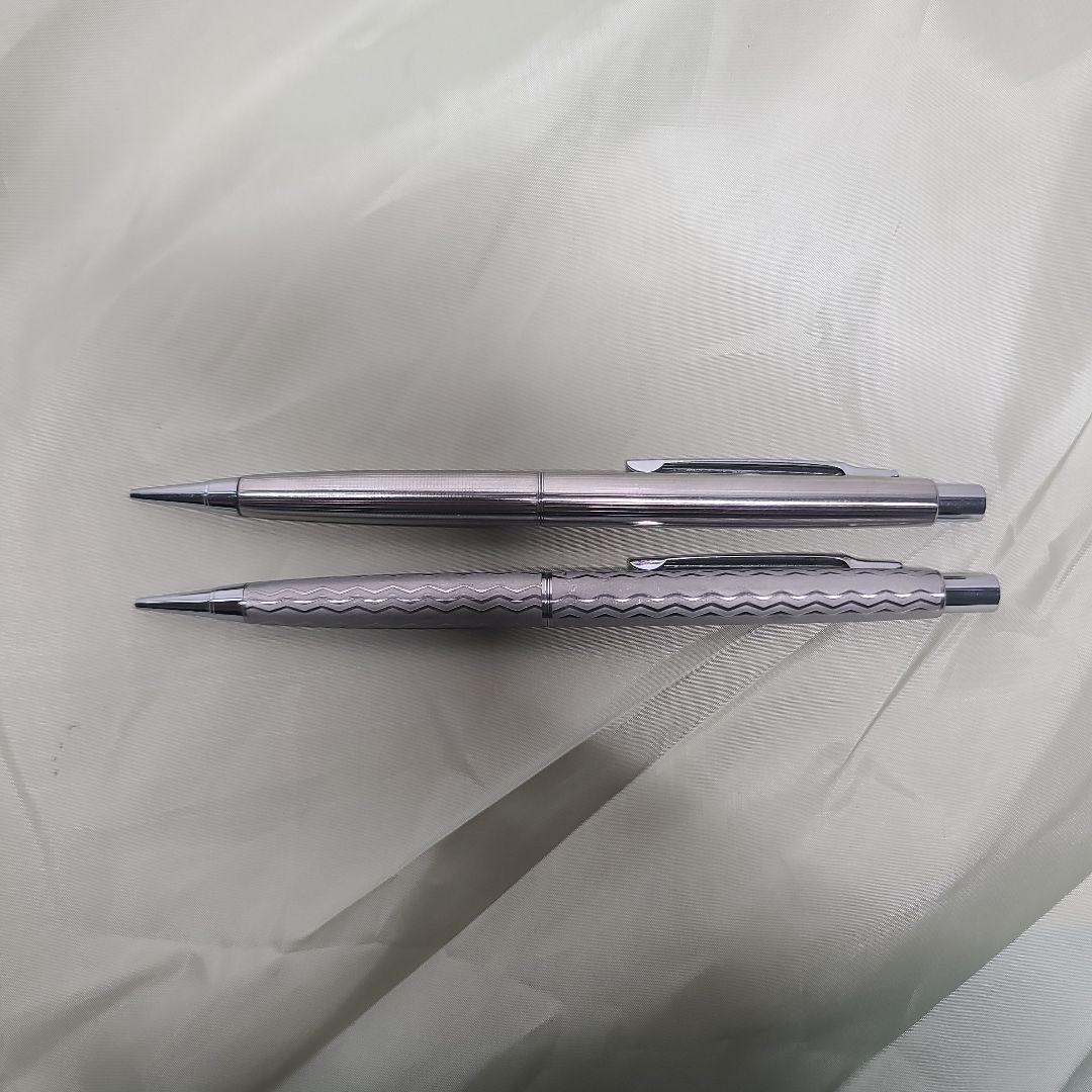 ニューマン　newman スーパー5 ステンレス　蝕刻　廃盤シャーペン　セット