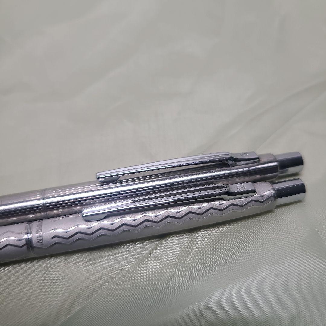 ニューマン　newman スーパー5 ステンレス　蝕刻　廃盤シャーペン　セット