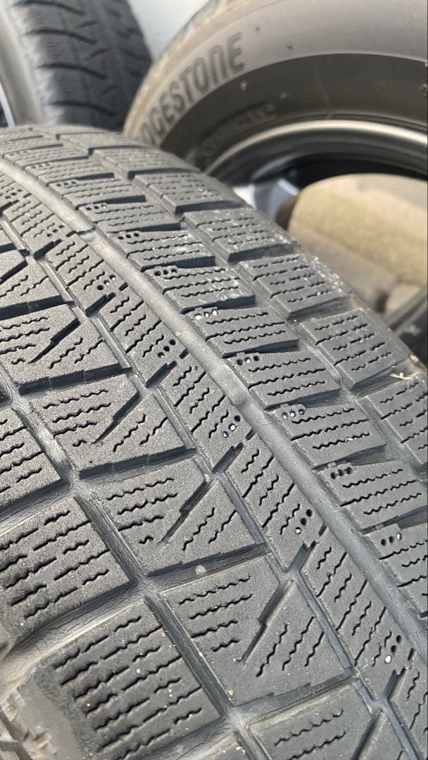 スタッドレスタイヤホイル付き155/65/R14、4本セット