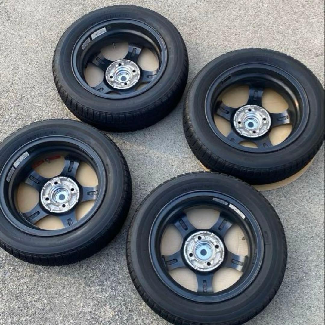 スタッドレスタイヤホイル付き155/65/R14、4本セット