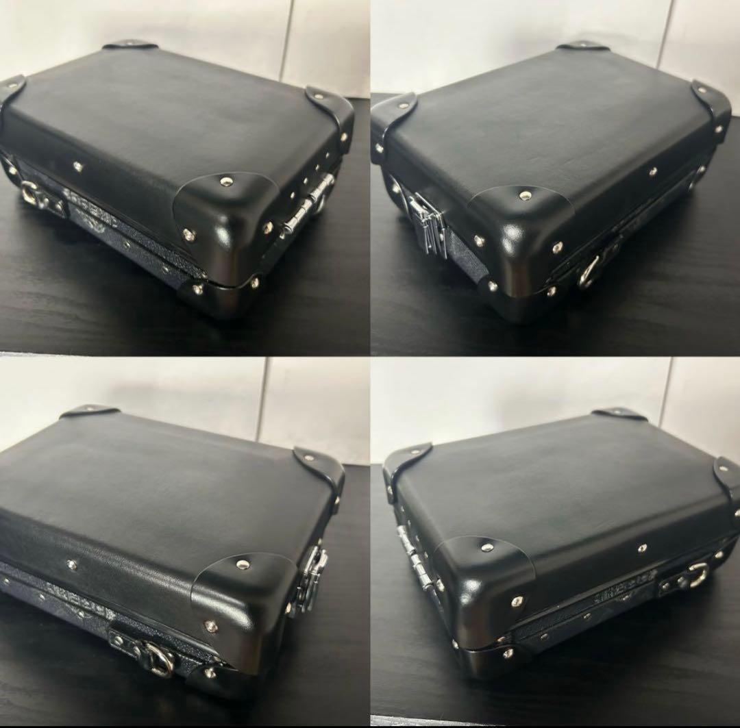 期間限定BERLUTI ブラックレザー ショルダーバッグ