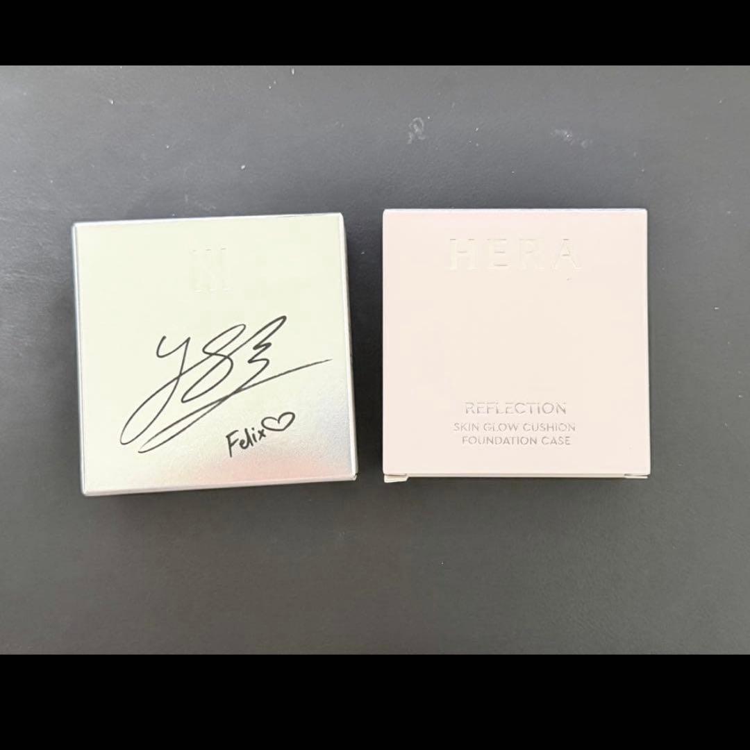 スキズ　フィリックス　コラボ　ファンデーション　サイン入り