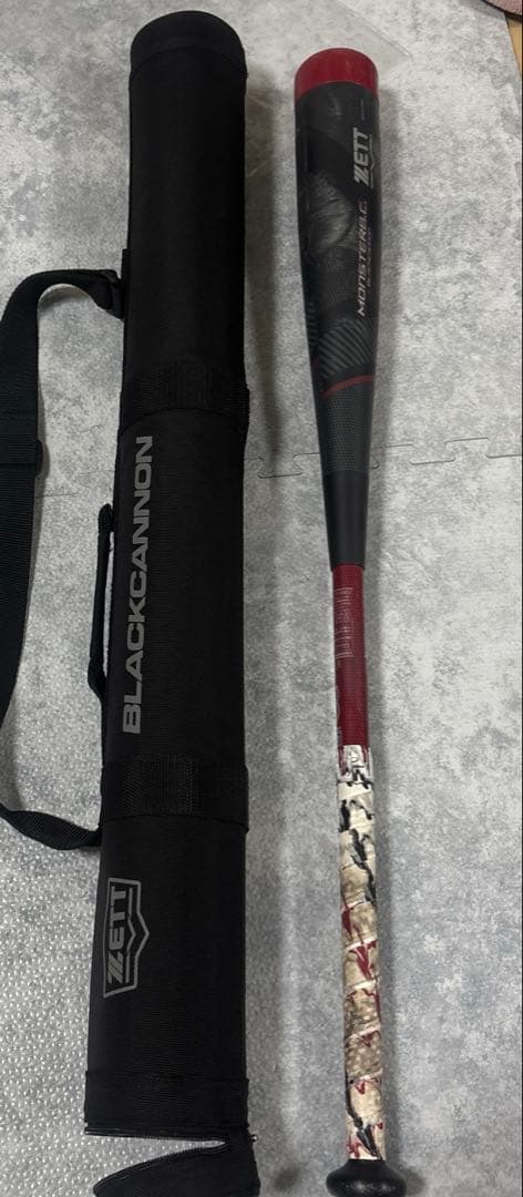 ZETT モンスターブラックキャノン バットケース付