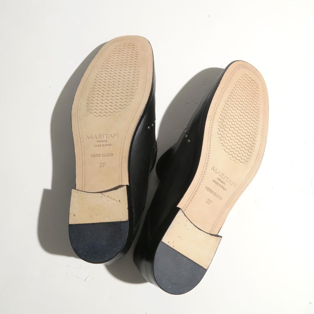 24cm MARITAN VERONA スクエアートゥー スタッズ ローファー