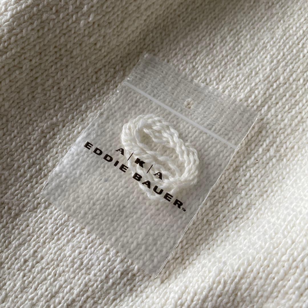 デッドストック 90s AKA EDDIE BAUER コットンニットセーター