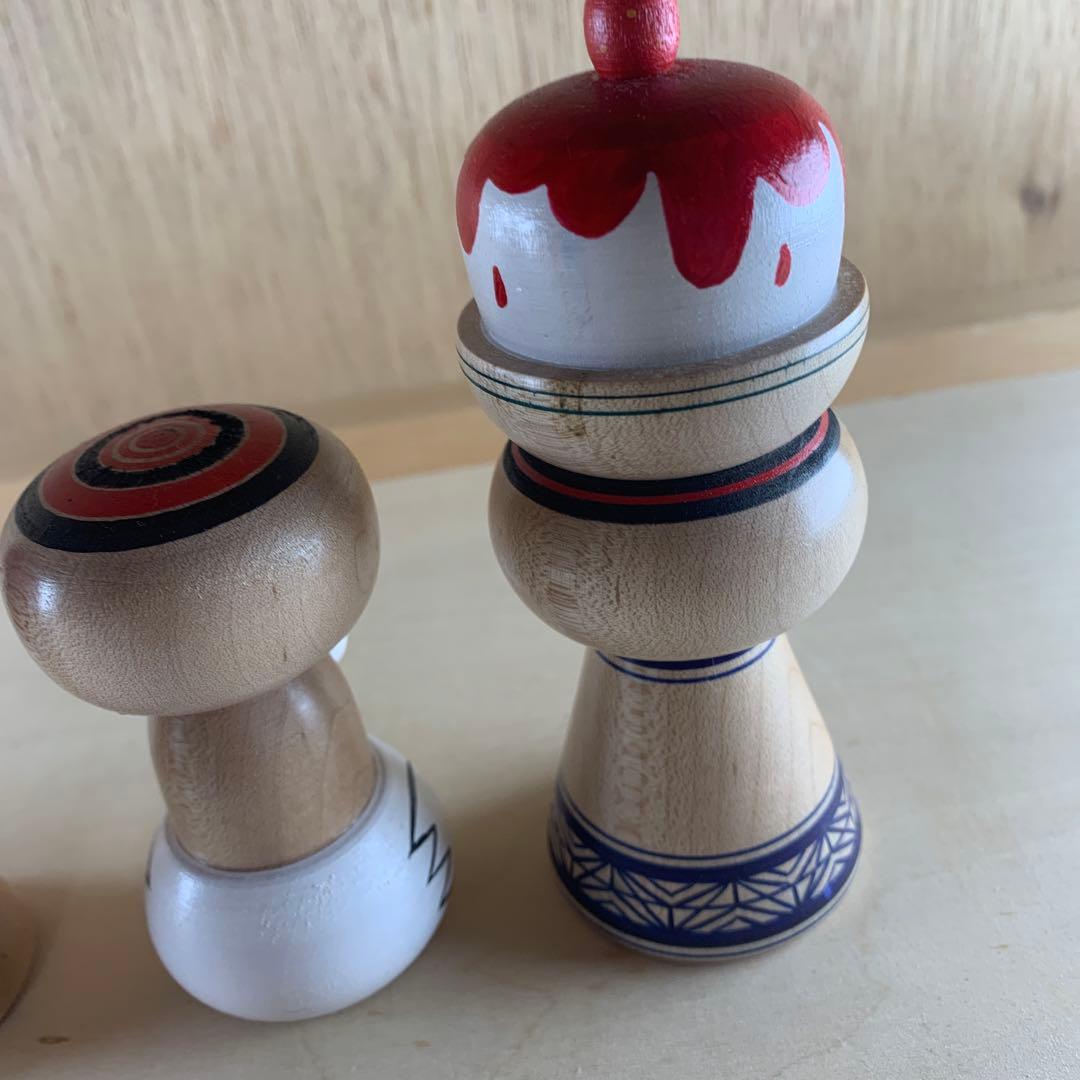 こけし　クッキーズ　cookies 4体セット　やかん　もも　氷　スワン