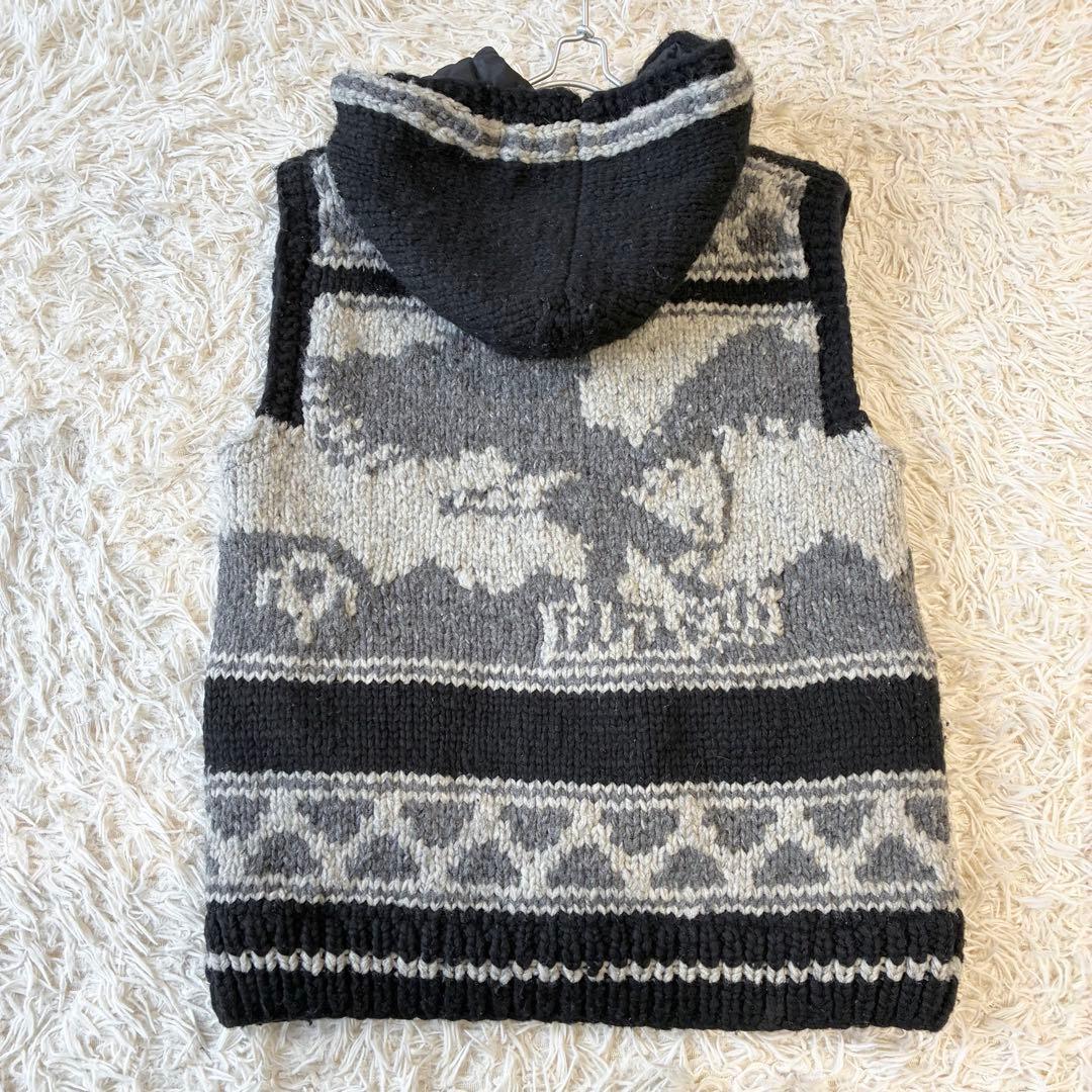 BACK BONE × Kanata フード付 カウチン 肉厚 ベスト