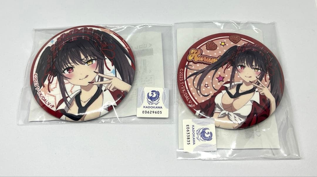 デート•ア•ライブ　くじ引き堂　くじコレ　時崎狂三　缶バッジ　10種セット