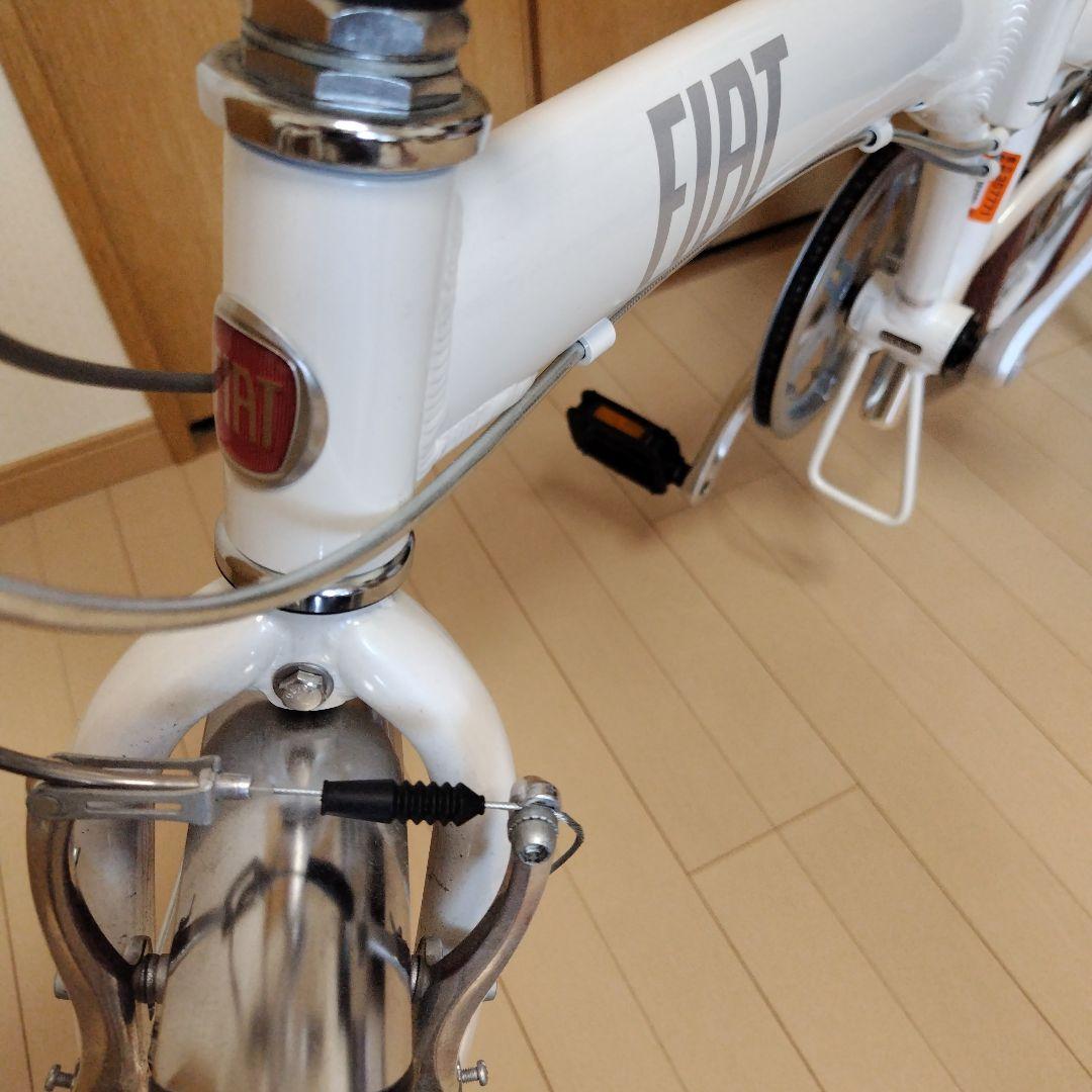 FIAT 折りたたみ自転車 20インチ ホワイト