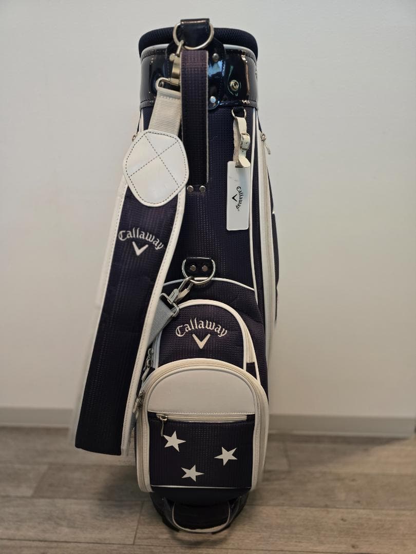 Callaway レディース軽量キャディバッグけ 82 星柄 ネイビー