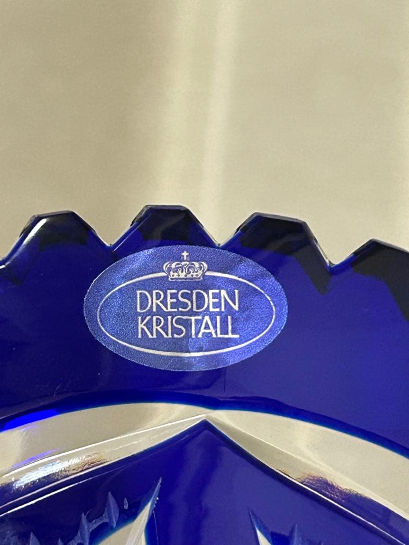 ドレスデン　クリスタル　花瓶　花入