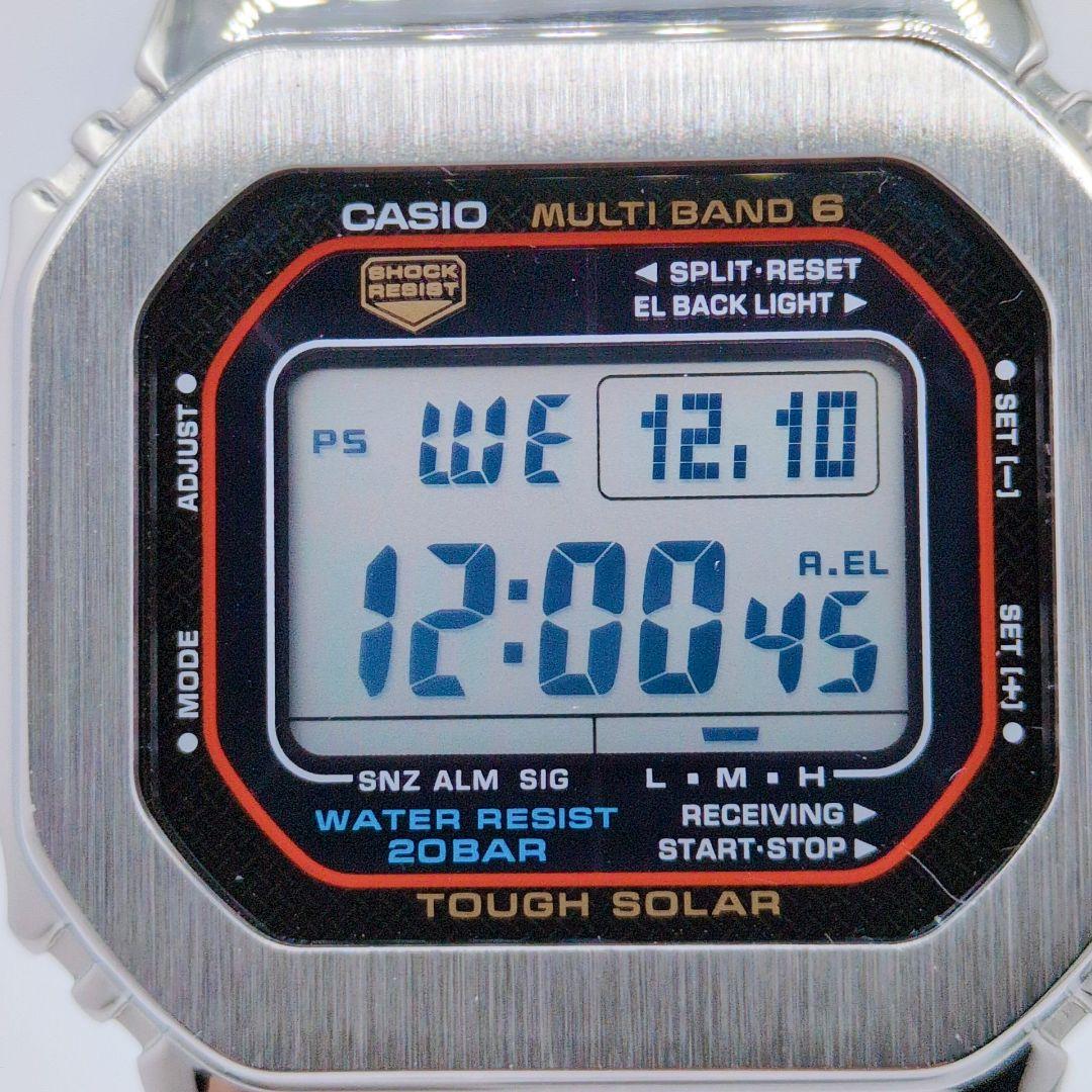 【稼働品】G-SHOCK GW-M5610 カスタム シルバー メタル