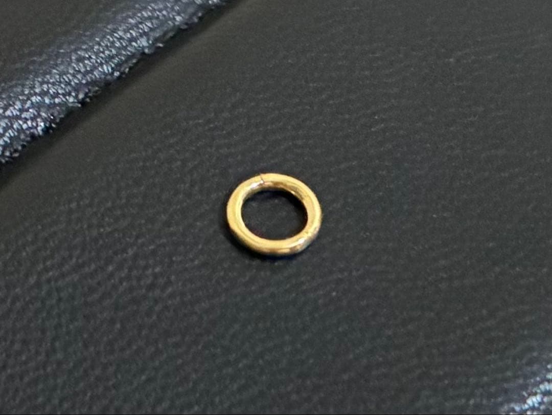 【K18 セグメントリング ピアス フープ】