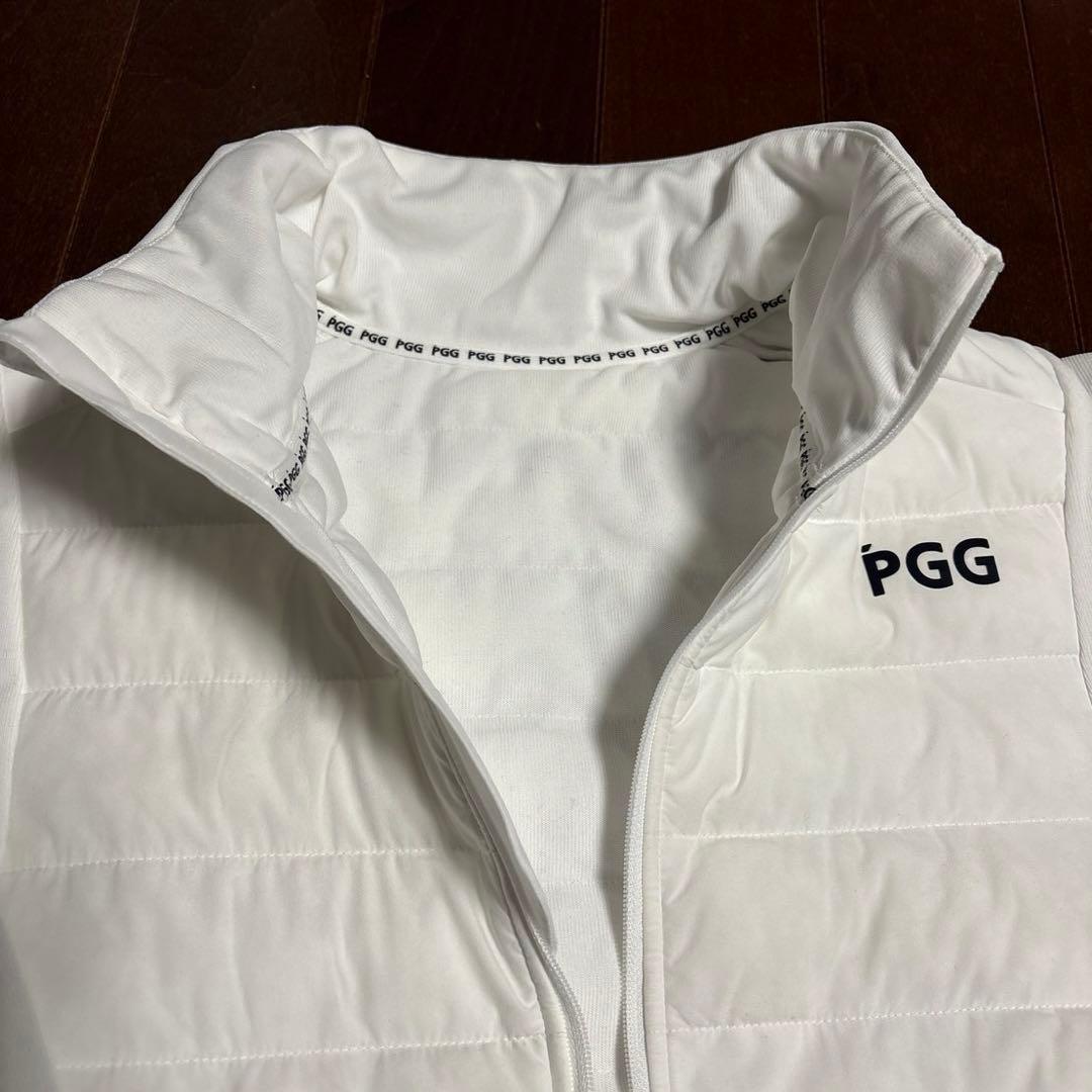 PGGアモッサ×N yメカニカルストレッチタフタホワイトジャケットサイズ5