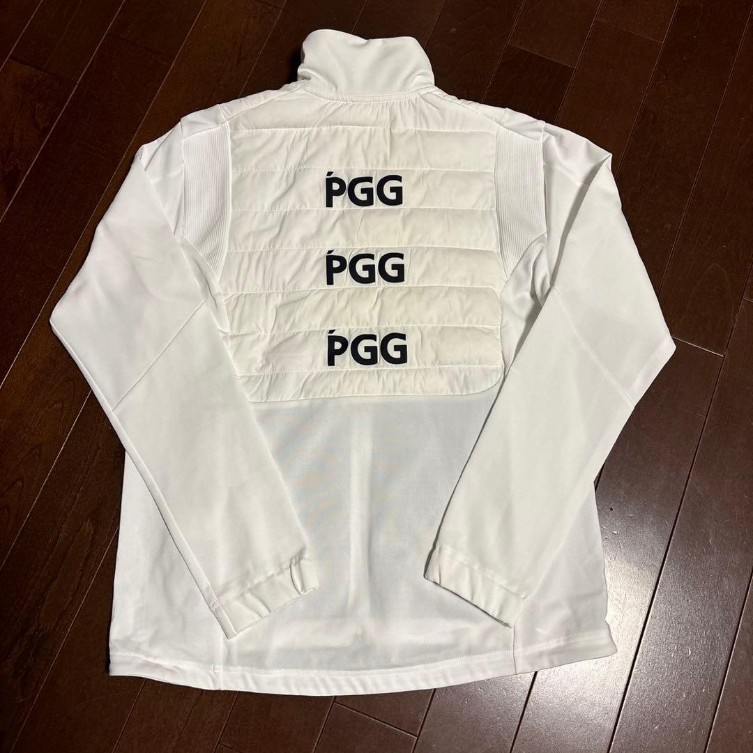 PGGアモッサ×N yメカニカルストレッチタフタホワイトジャケットサイズ5