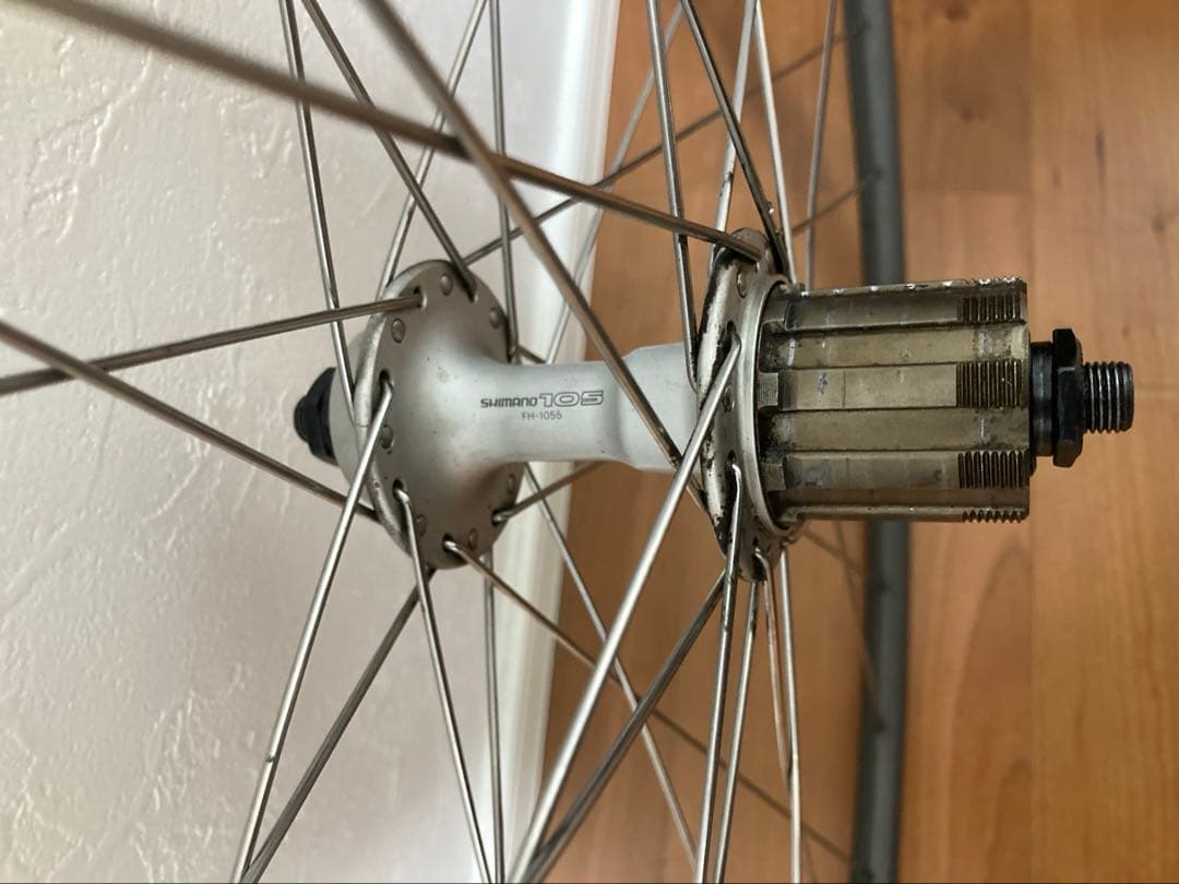 700cホイール前後セット　クリンチャー　エンド幅126mm ARAYAリム