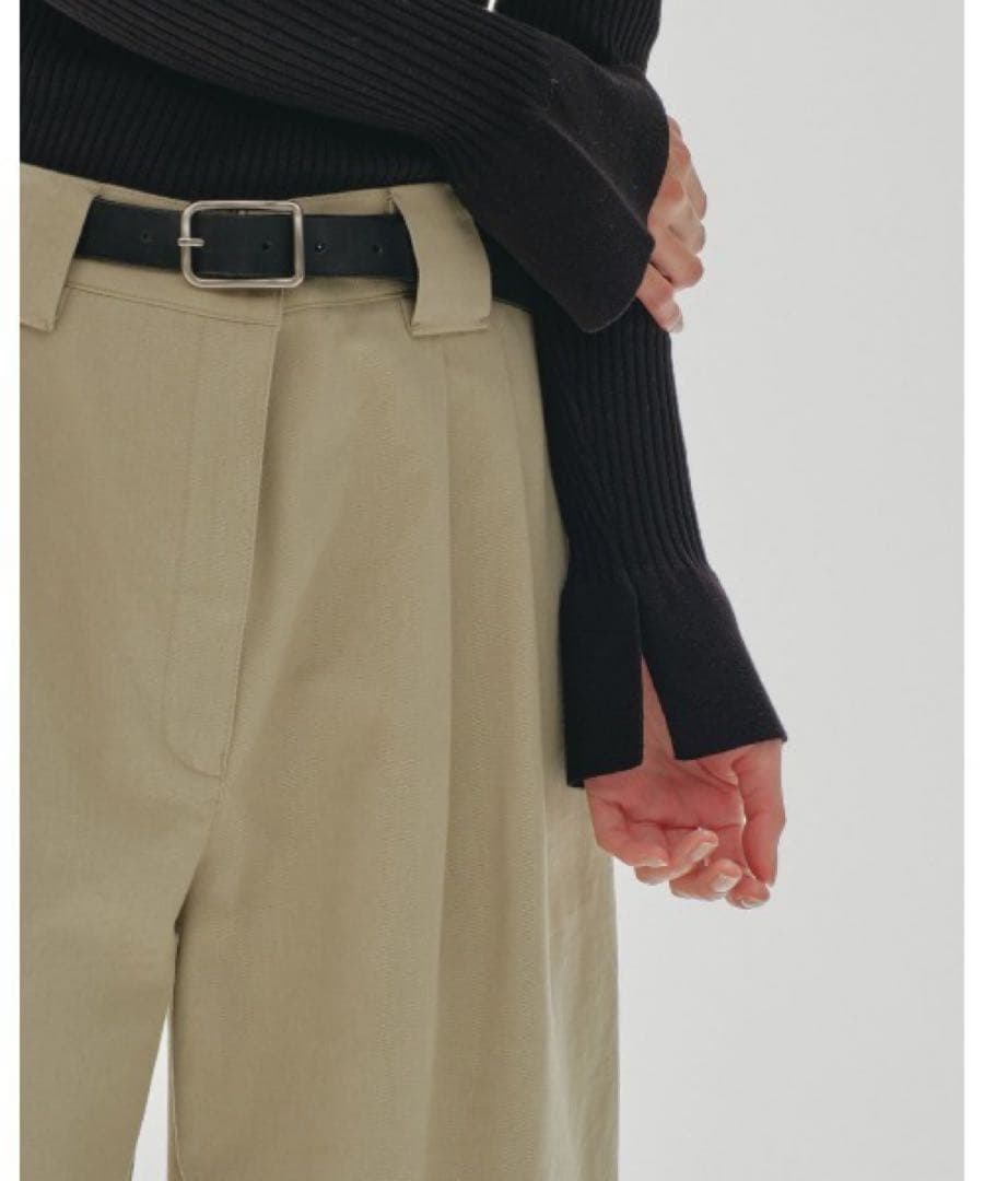 moon. 様　todayful ダブルタックチノパンツ