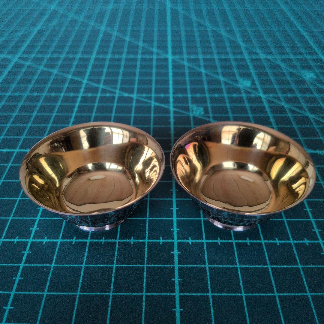 銀杯　徳力本店　盃　純銀 ２個セット