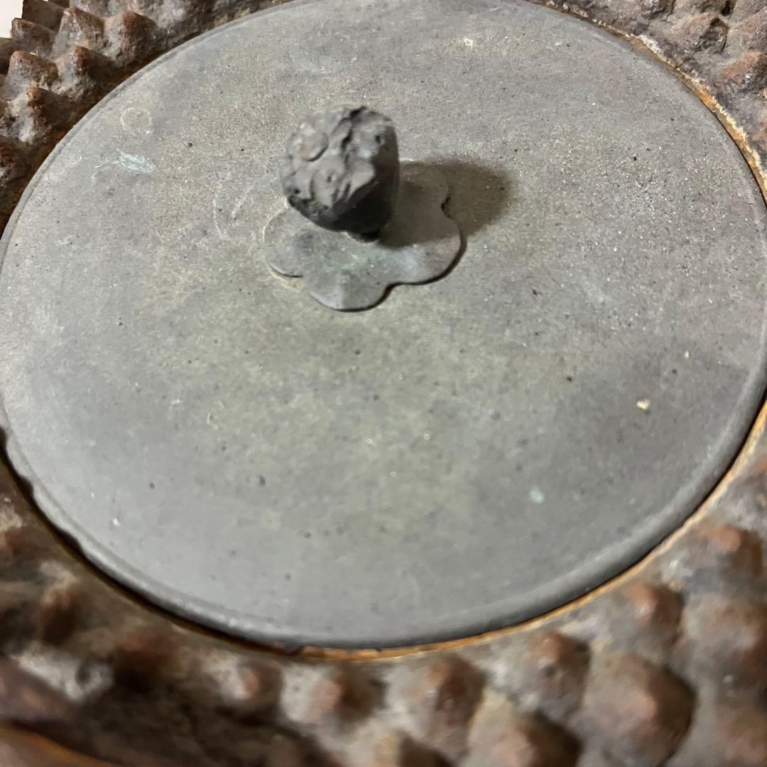 鉄瓶 鬼あられ アンティーク