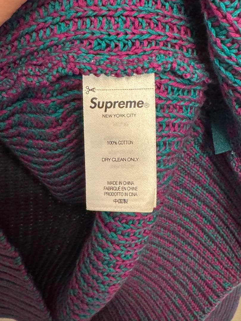 値下げ!! SUPREME Melange Rib Knit Sweater