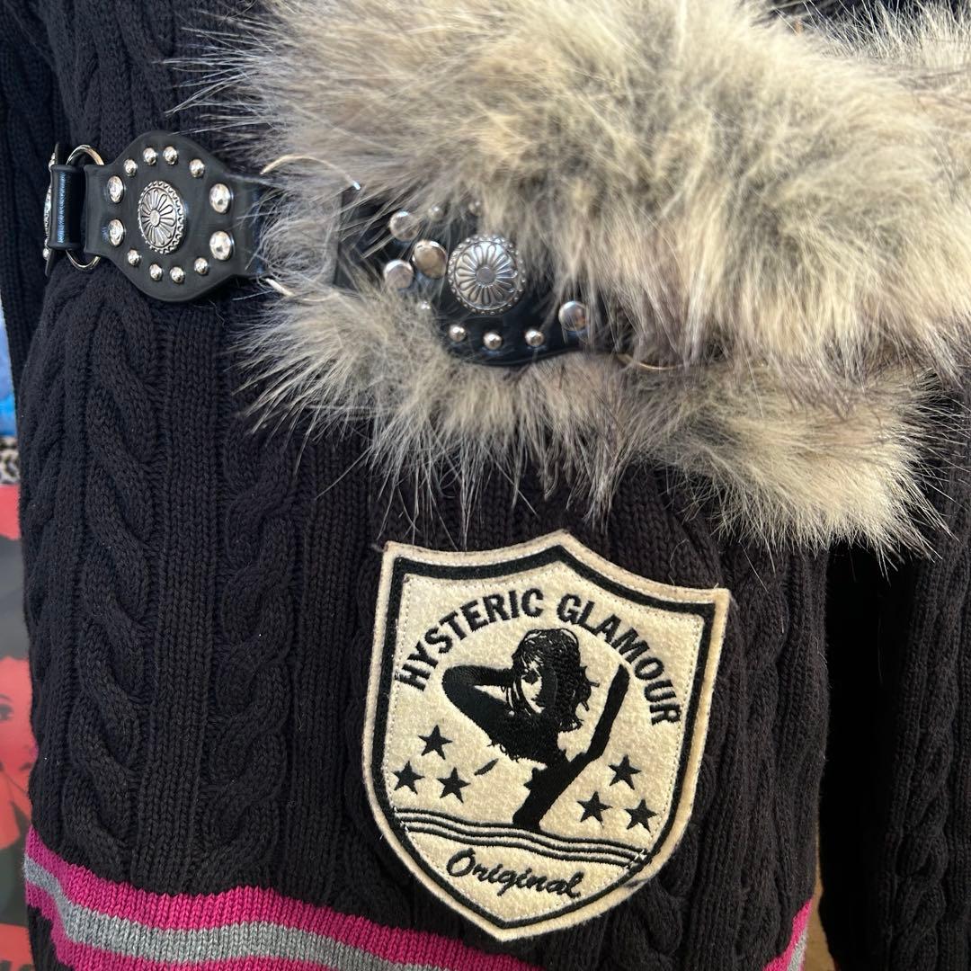 hysteric glamor ニットワンピースy2k グランジ　ウィッシュコア