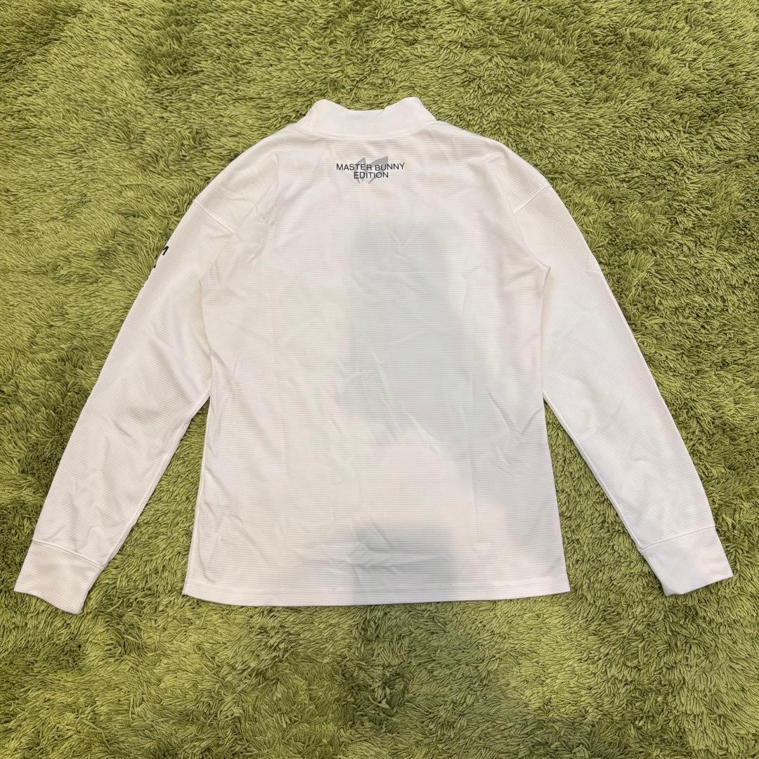 マスターバニーエディション 長袖モックネックシャツ ホワイト 白 サイズ0
