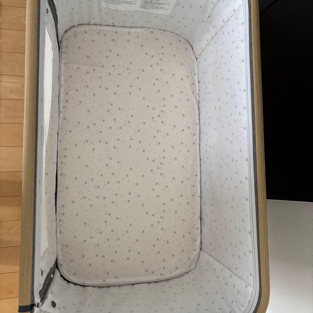 最終価格【美品】ベビーベッド　hzdmj 添い寝　持ち運び　コンパクト