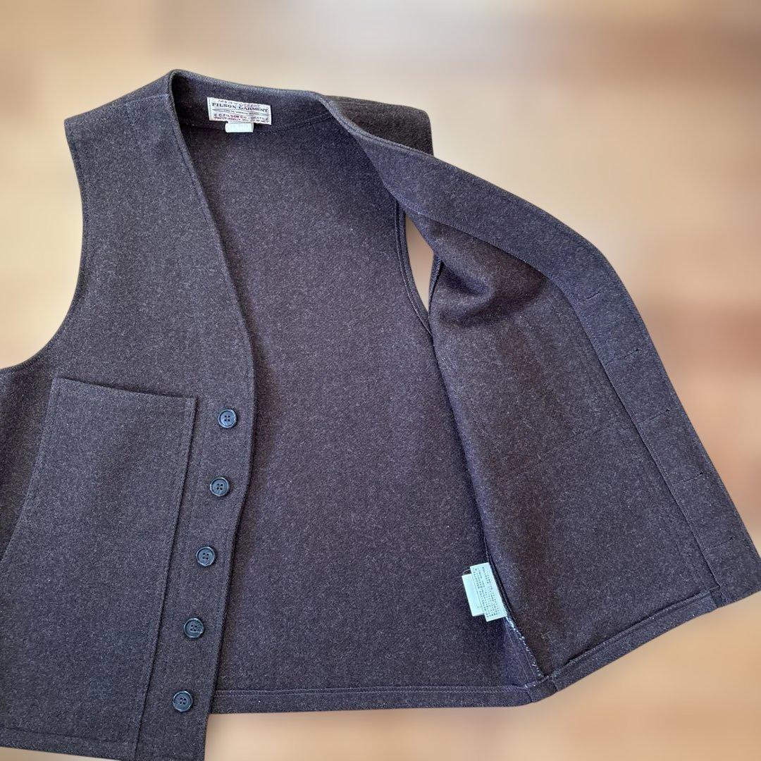 FILSON MACKINAW WOOL VEST ダークブラウン2006年製
