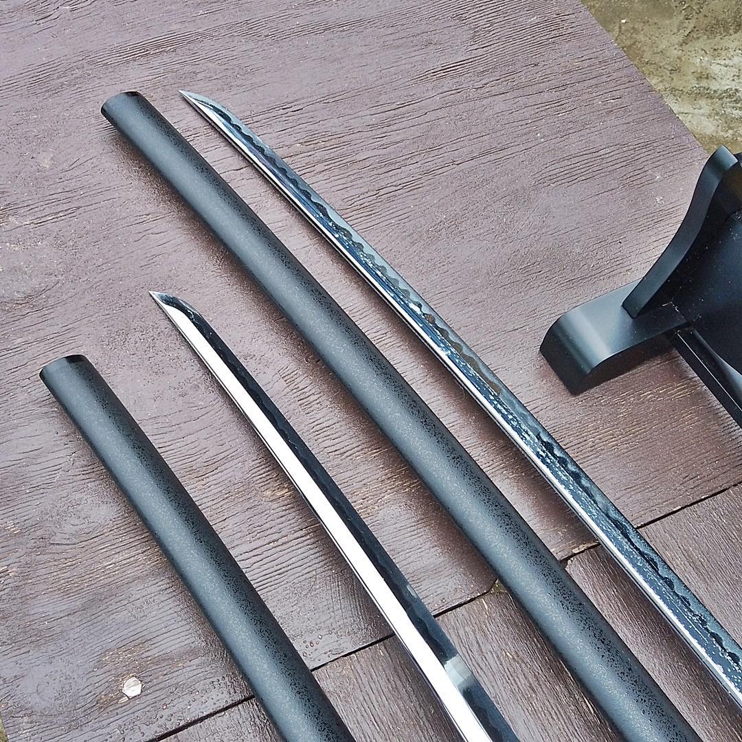 模造刀 日本刀 刀剣 刀掛台 二本掛台 据え置き式