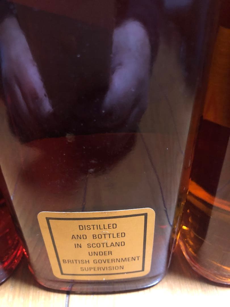 ジョニ黒　黒金キャップ特級表記混ざりジョニーウォーカー5本セット