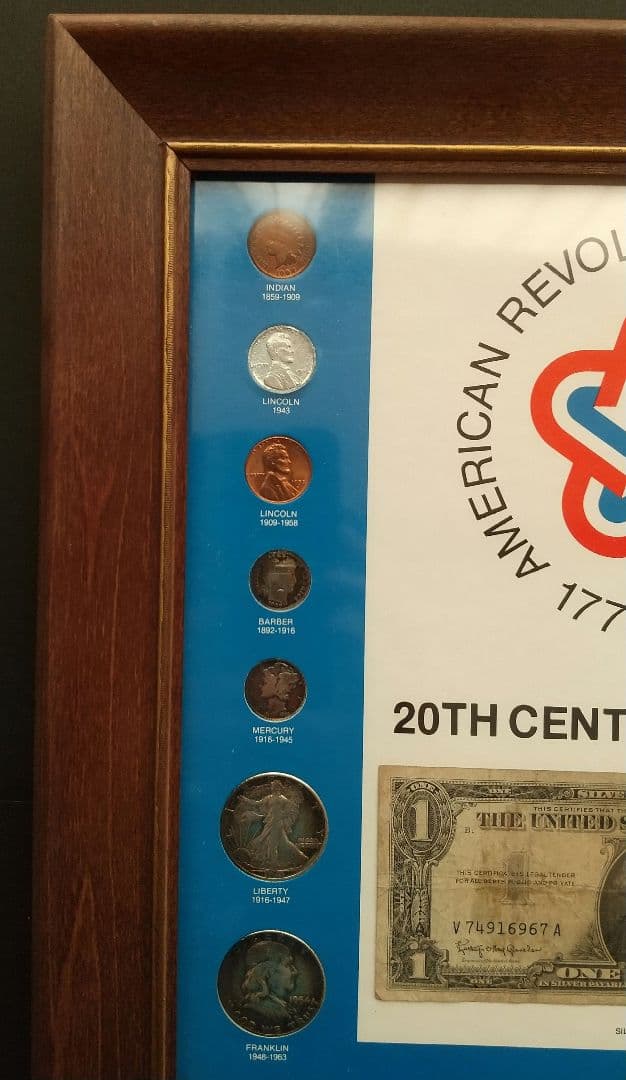 アメリカ独立200周年 記念プレート 額縁入り