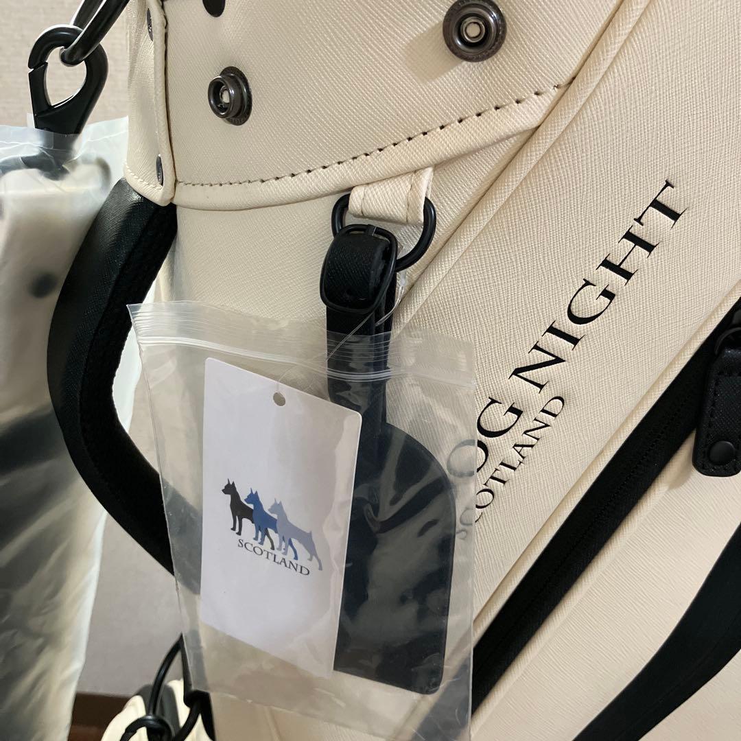 即日発送 新品 TDN GOLF スコットランド発 スタンドバッグ オフホワイト