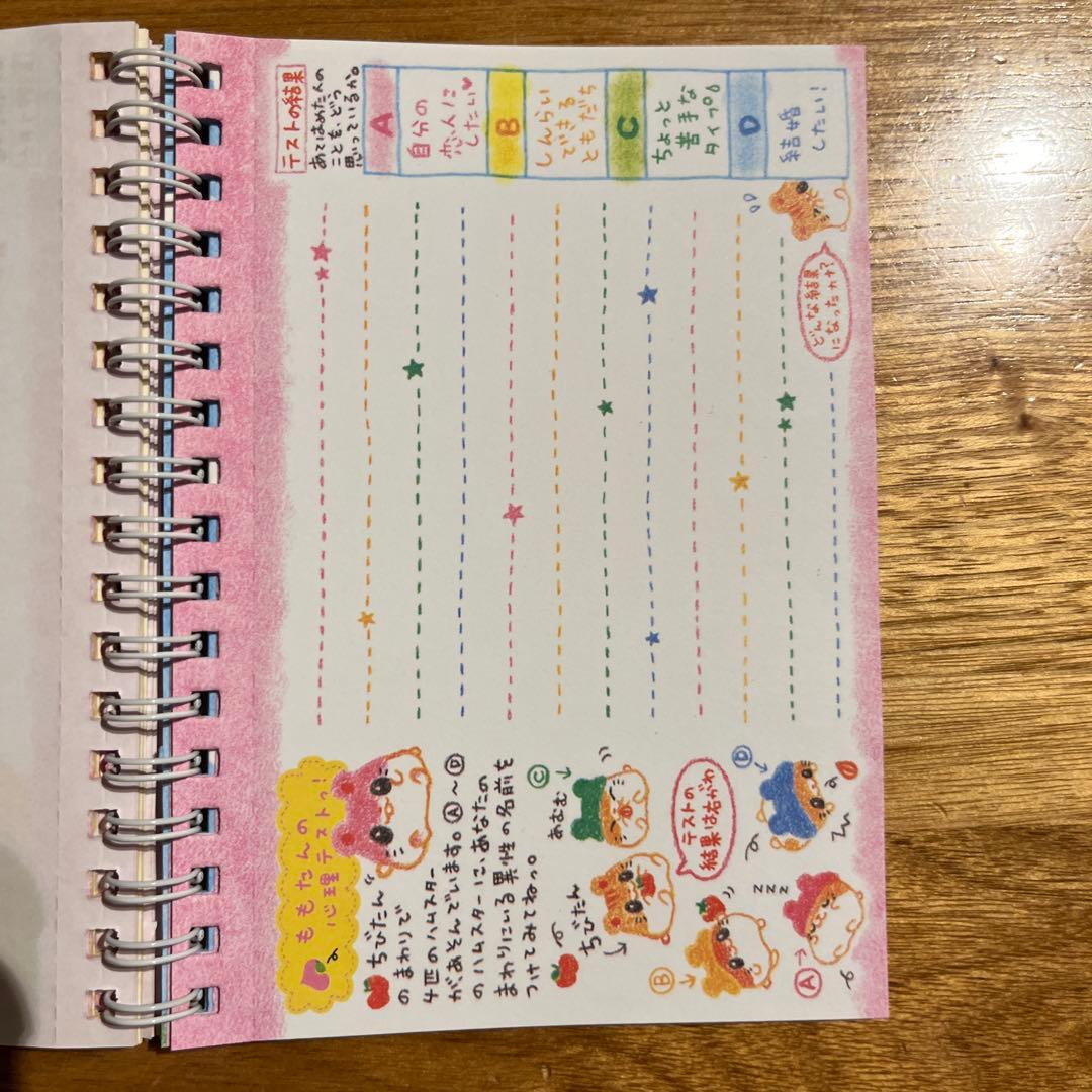 平成レトロ　カミオジャパン　はむすたあももたん　ハムスター　Wリングメモ