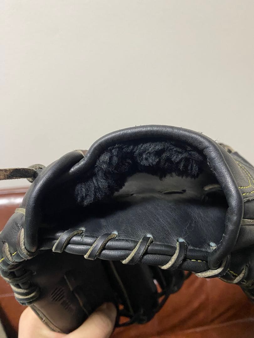ミズノプロ 硬式野球グローブ 黒ブラック