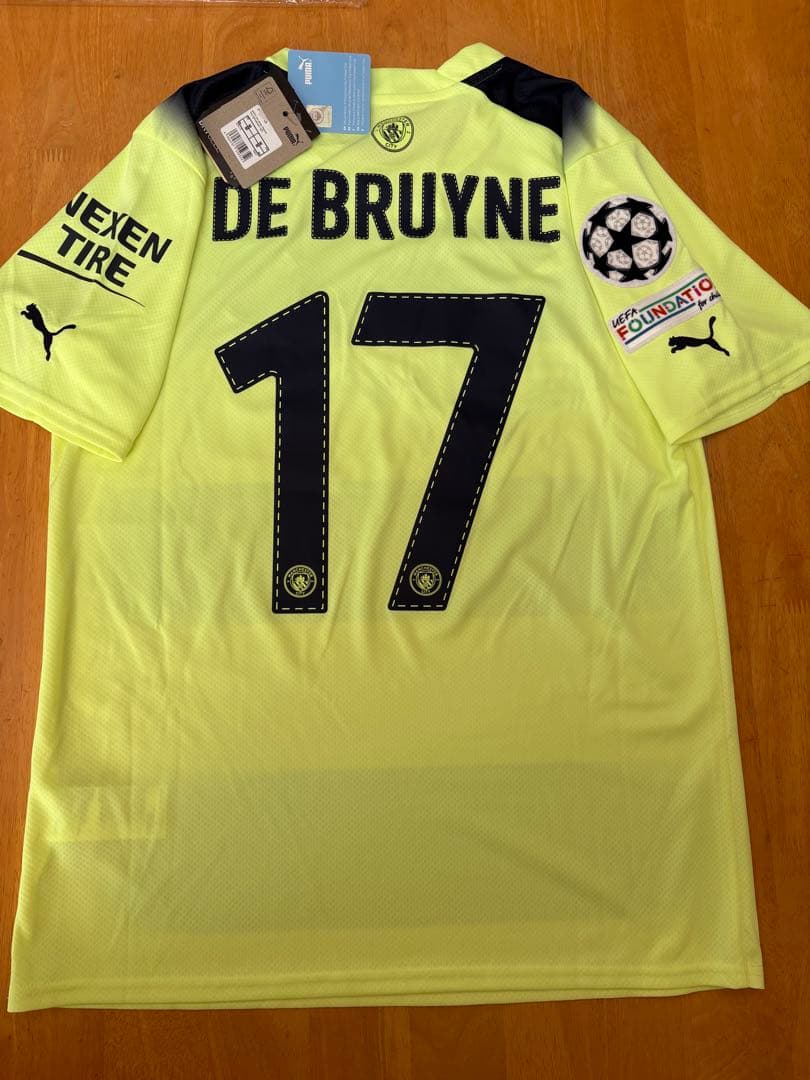 正規品 新品 マンチェスターシティ 22/23 3rd CLデ・ブライネ M