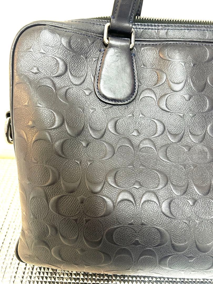 美品 Coach ビジネスバッグ 黒