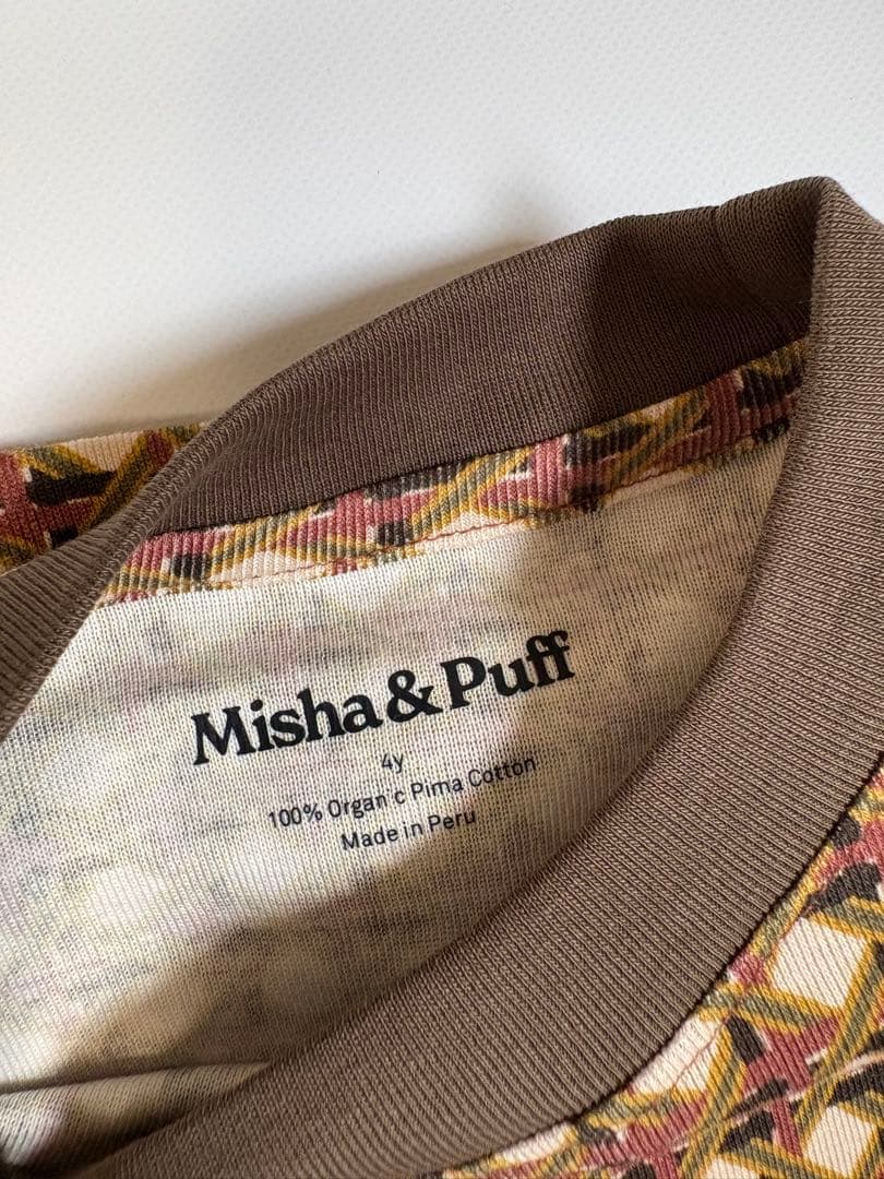 【新品】misha&puff Rec Tee Lattice / 4y