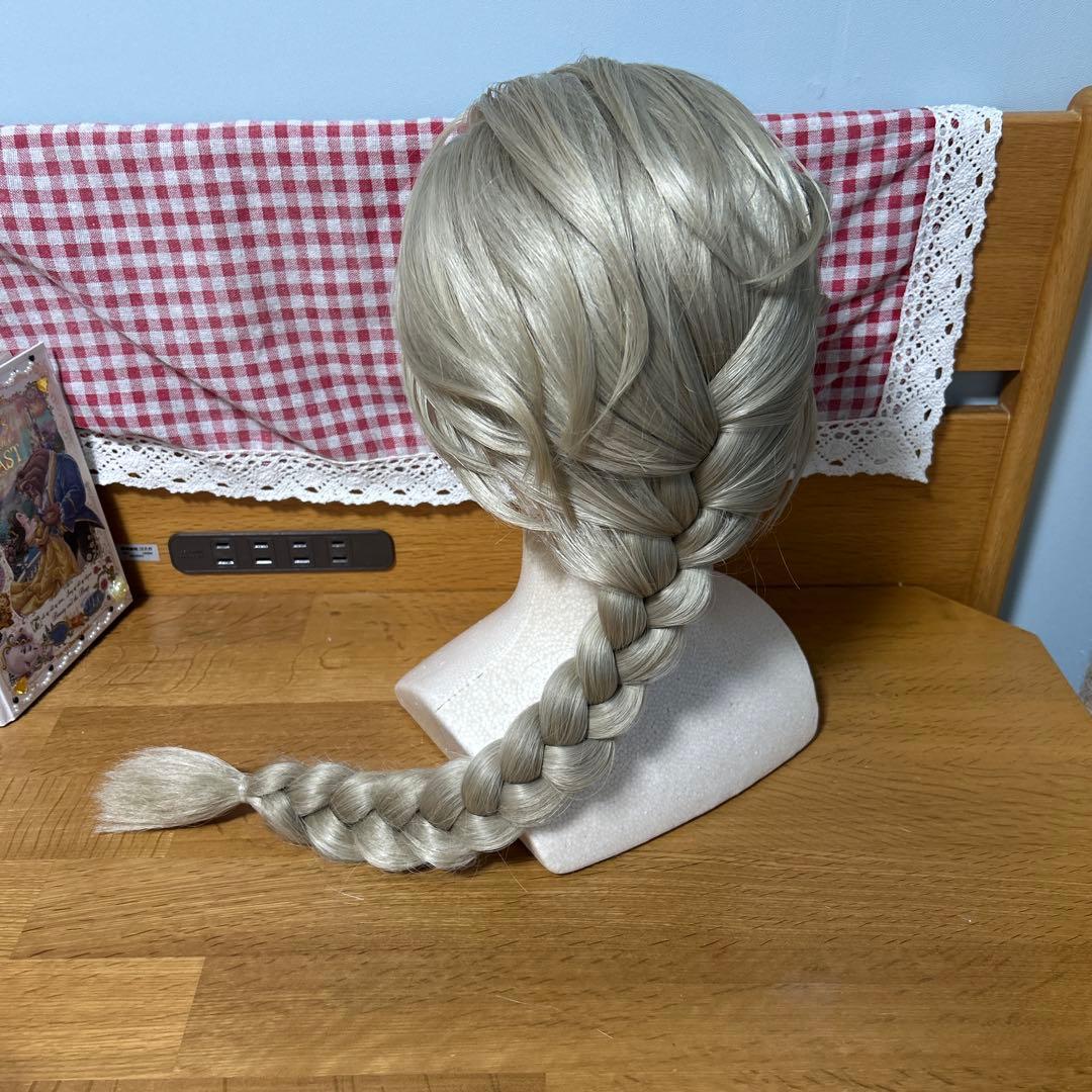 エルサ　ウィッグ　コスプレ　仮装　あみおろし