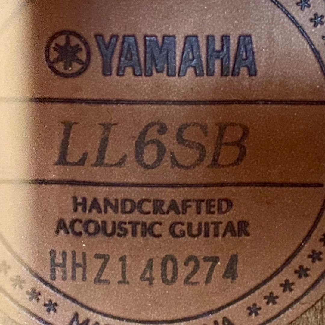 YAMAHA　LL6SB アコースティックギター　スタンド・カポ・ストラップ・他