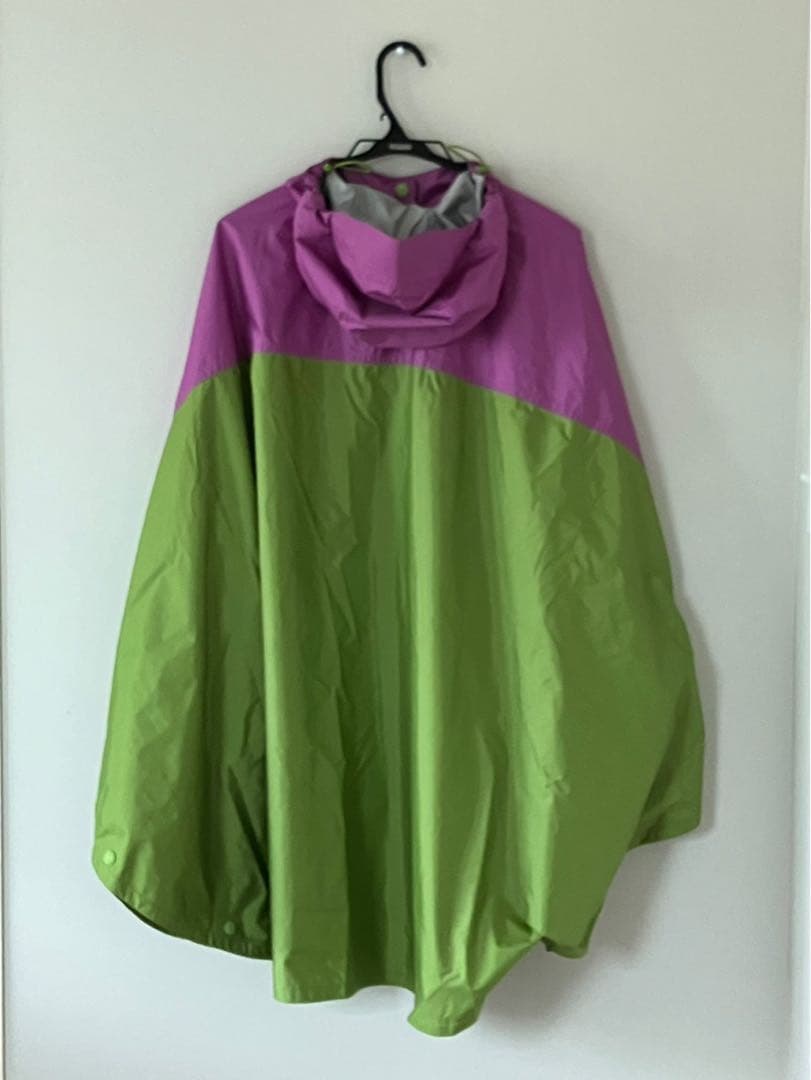 patagonia レインコート XS/S 緑・紫