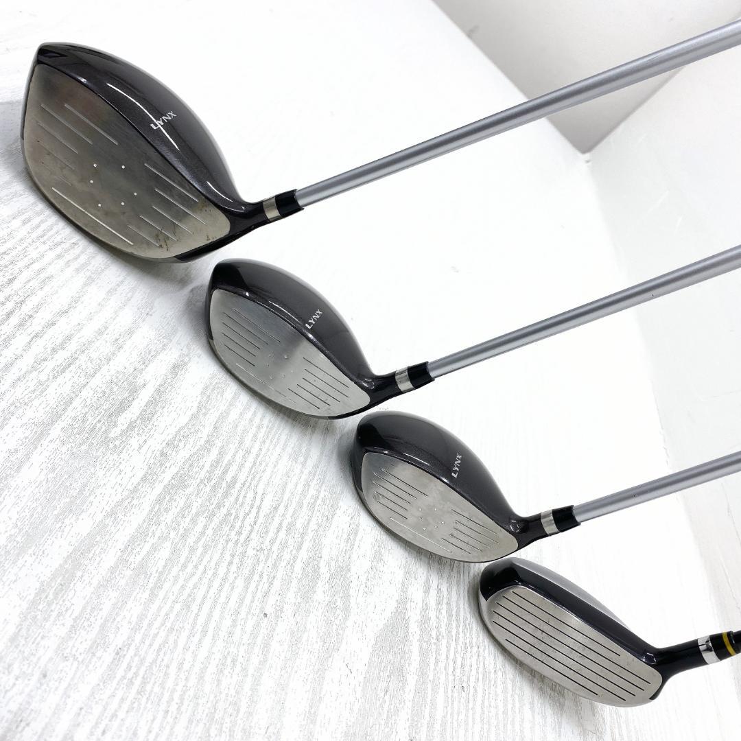 【初心者様推奨‼】 LYNX リンクス メンズ ゴルフクラブ 初心者セット R