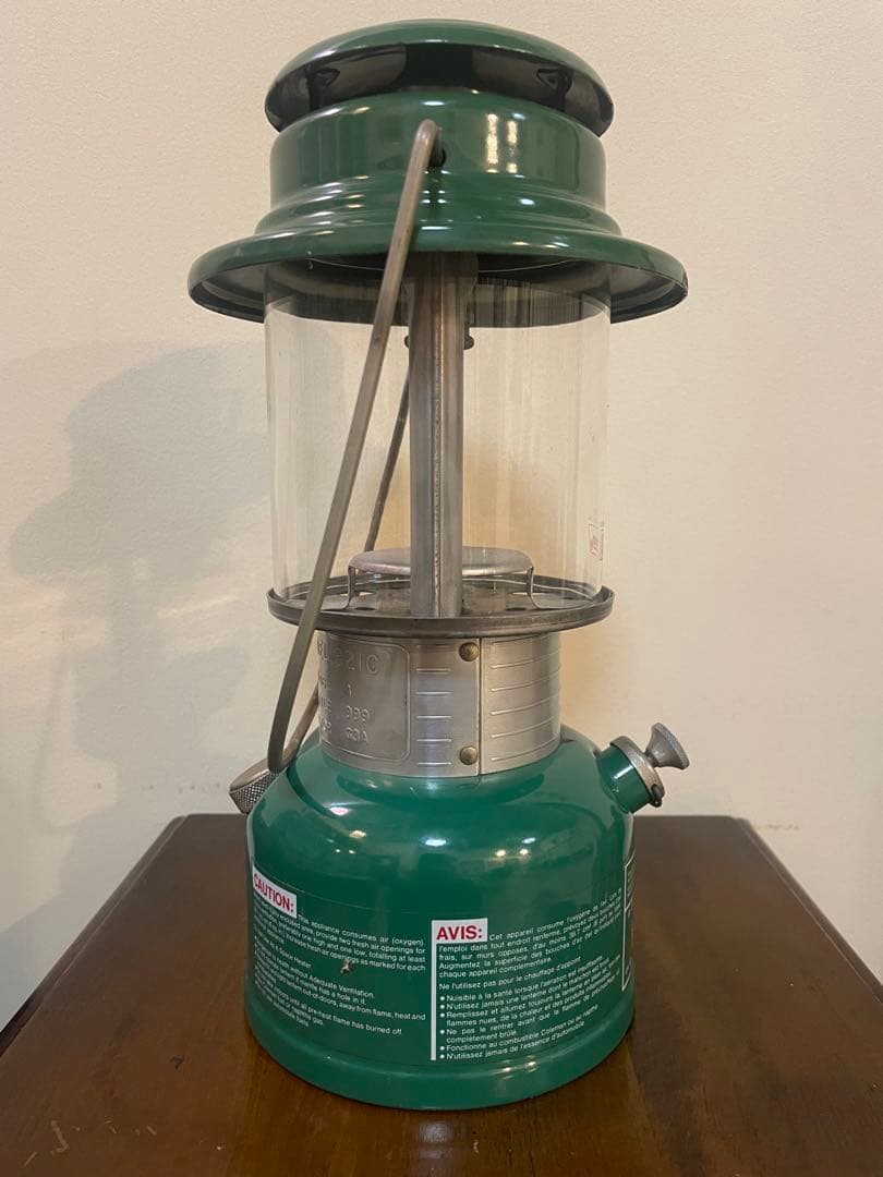 メンテ済み Coleman コールマン ビンテージ ランタン カナダ製 カバー付
