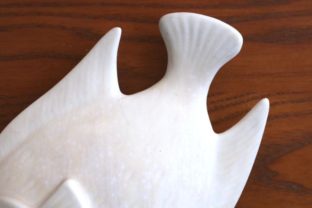 Gunnar Nylund グンナーニールンド 魚 オブジェ 白 58428