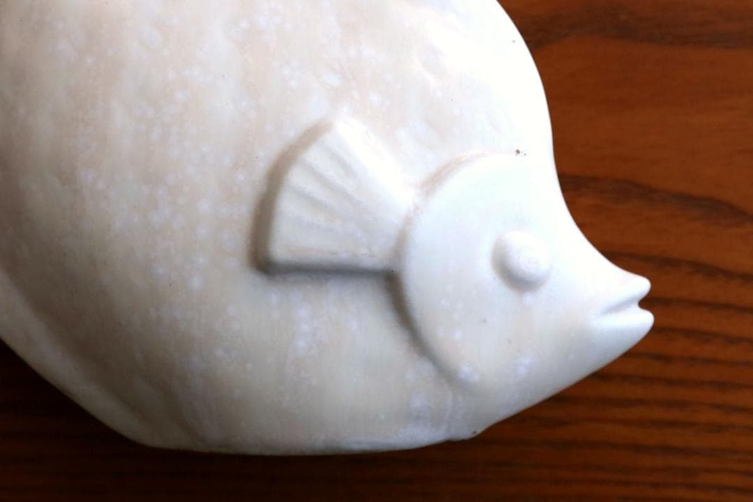 Gunnar Nylund グンナーニールンド 魚 オブジェ 白 58428