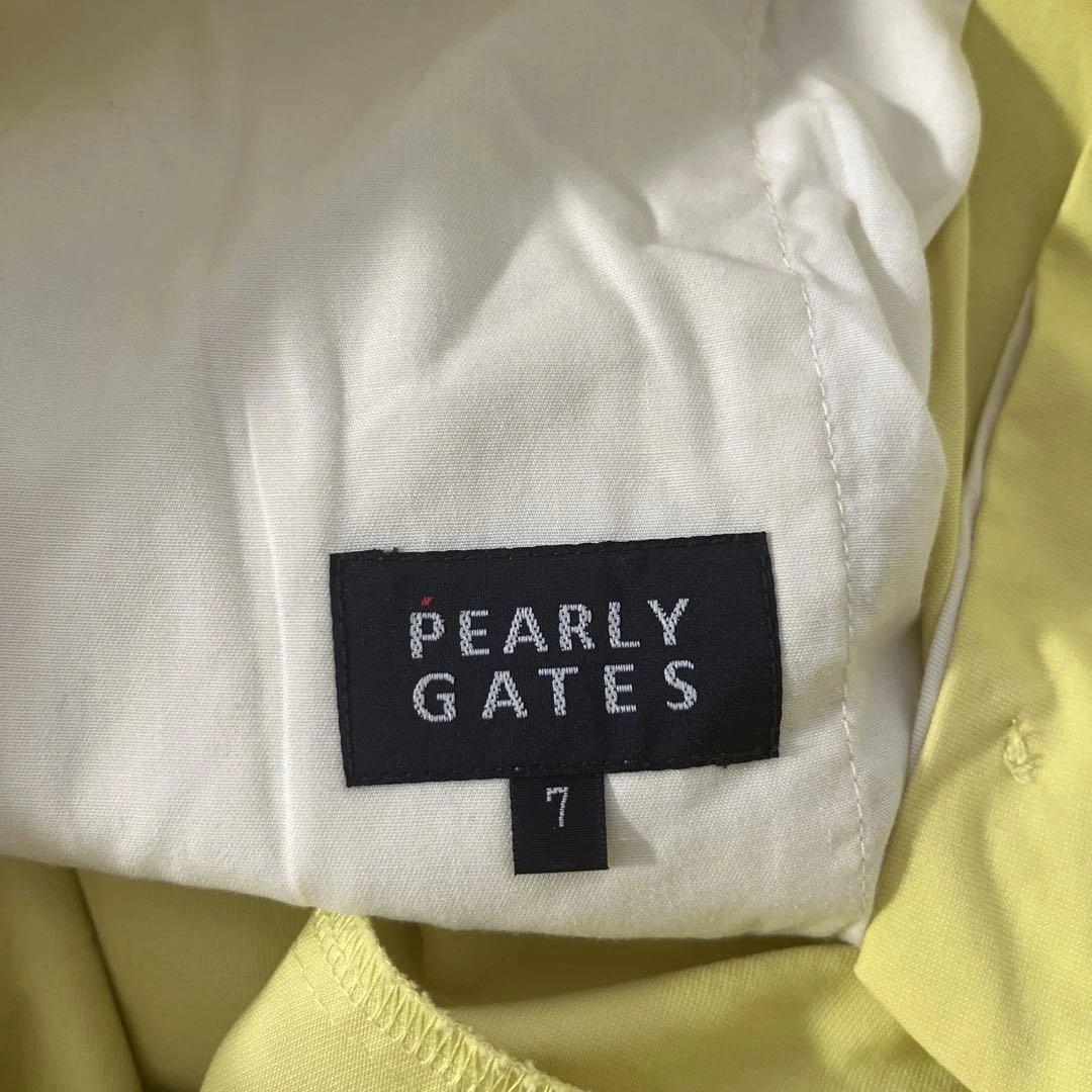 PG 刺繍ロゴ イエロー ゴルフパンツ　サイズ7