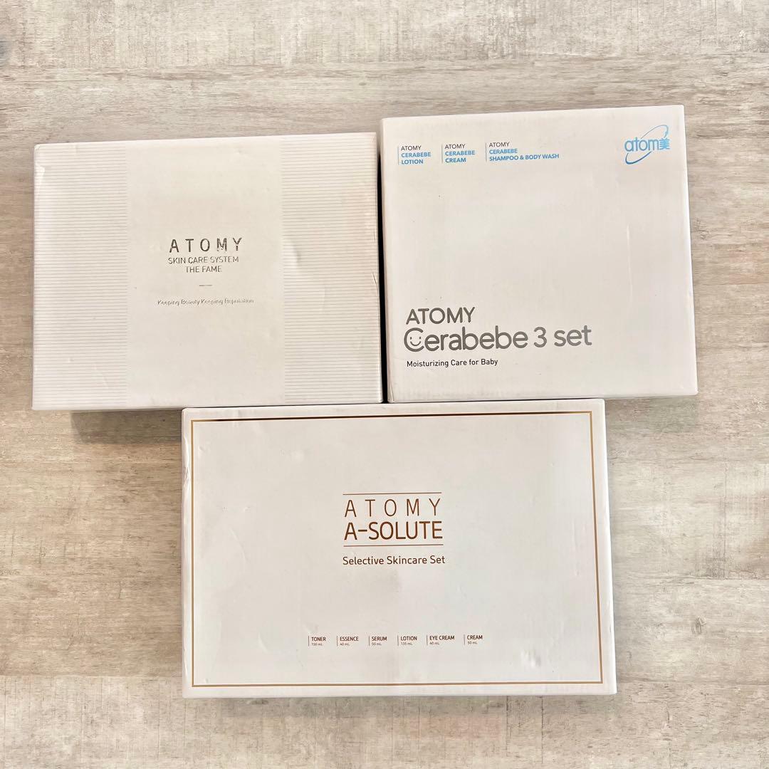 【アトミセット】A-SOLUTE、ザ フェイム、セラべべ　ATOMY　韓国コスメ